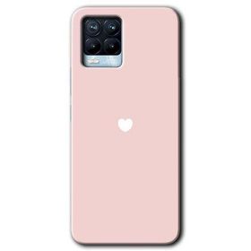 Realme 8 Pro Sade Kalp Baskılı Uyumlu Silikon Kılıf