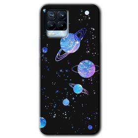 Realme 8 Pro Samanyolu Galaksi Baskılı Uyumlu Silikon Kılıf