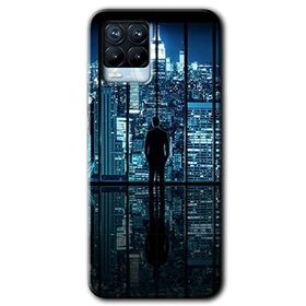 Realme 8 Pro Şehir Manzarası Baskılı Uyumlu Silikon Kılıf