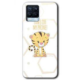 Realme 8 Pro Sevimli Kedi 1 Baskılı Uyumlu Silikon Kılıf