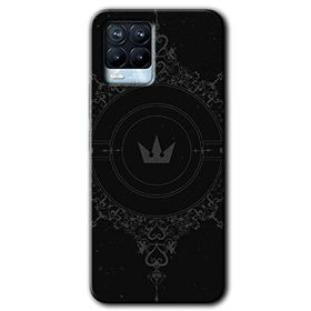Realme 8 Pro Siyah Mandala 1 Baskılı Uyumlu Silikon Kılıf