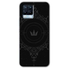 Realme 8 Pro Siyah Mandala 1 Baskılı Uyumlu Silikon Kılıf