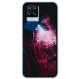 Realme 8 Pro Smoke Man Baskılı Uyumlu Silikon Kılıf