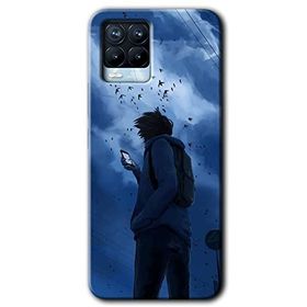 Realme 8 Pro Sonbahar Yalnızlığı Baskılı Uyumlu Silikon Kılıf