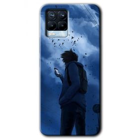 Realme 8 Pro Sonbahar Yalnızlığı Baskılı Uyumlu Silikon Kılıf