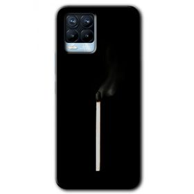 Realme 8 Pro Sönmüş Kibrit Baskılı Uyumlu Silikon Kılıf