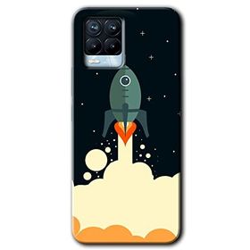 Realme 8 Pro Space Smoke Baskılı Uyumlu Silikon Kılıf
