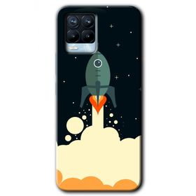 Realme 8 Pro Space Smoke Baskılı Uyumlu Silikon Kılıf