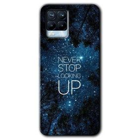 Realme 8 Pro Stars Wallpaper Baskılı Uyumlu Silikon Kılıf