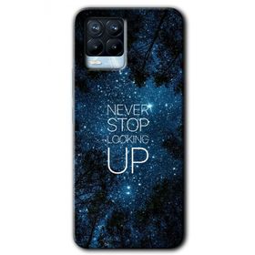 Realme 8 Pro Stars Wallpaper Baskılı Uyumlu Silikon Kılıf