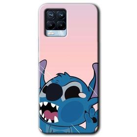 Realme 8 Pro Stitch Baskılı Uyumlu Silikon Kılıf