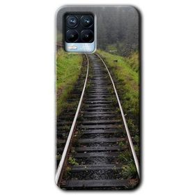 Realme 8 Pro Tren Yolu Baskılı Uyumlu Silikon Kılıf
