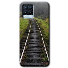 Realme 8 Pro Tren Yolu Baskılı Uyumlu Silikon Kılıf