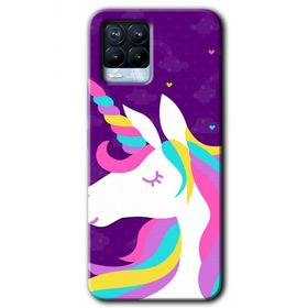 Realme 8 Pro Unicorn Sleep Baskılı Uyumlu Silikon Kılıf