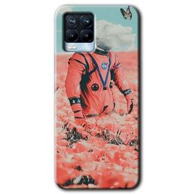 Realme 8 Pro Uzay Bahçesi Baskılı Uyumlu Silikon Kılıf