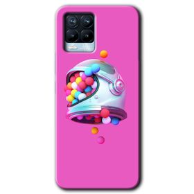 Realme 8 Pro Uzay Başlığı Baskılı Uyumlu Silikon Kılıf