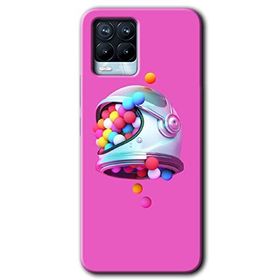 Realme 8 Pro Uzay Başlığı Baskılı Uyumlu Silikon Kılıf