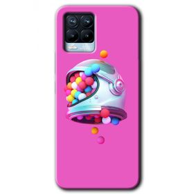 Realme 8 Pro Uzay Başlığı Baskılı Uyumlu Silikon Kılıf