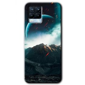Realme 8 Pro Uzay Gökyüzü Baskılı Uyumlu Silikon Kılıf