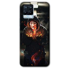 Realme 8 Pro V for Fire Baskılı Uyumlu Silikon Kılıf
