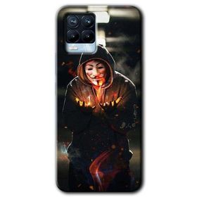 Realme 8 Pro V for Fire Baskılı Uyumlu Silikon Kılıf
