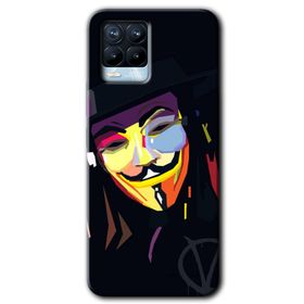 Realme 8 Pro Vendetta Baskılı Uyumlu Silikon Kılıf