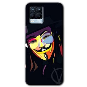 Realme 8 Pro Vendetta Baskılı Uyumlu Silikon Kılıf