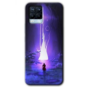 Realme 8 Pro Wanderer Silhouette Baskılı Uyumlu Silikon Kılıf