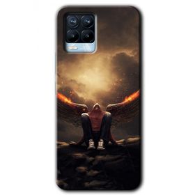Realme 8 Pro Wings of Power Baskılı Uyumlu Silikon Kılıf