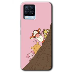 Realme 8 Pro Winnie the Pooh Baskılı Uyumlu Silikon Kılıf