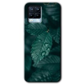 Realme 8 Pro Yağmurlu Yaprak Baskılı Uyumlu Silikon Kılıf