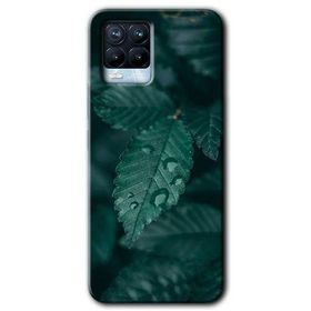 Realme 8 Pro Yağmurlu Yaprak Baskılı Uyumlu Silikon Kılıf