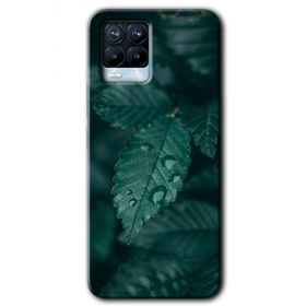 Realme 8 Pro Yağmurlu Yaprak Baskılı Uyumlu Silikon Kılıf