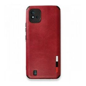 Realme C11 2021 Loop Deri Silikon Kırmızı Kılıf