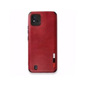 Realme C11 2021 Loop Deri Silikon Kırmızı Kılıf