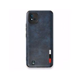Realme C11 2021 Loop Deri Silikon Lacivert Kılıf