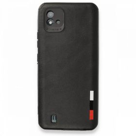 Realme C11 2021 Loop Deri Silikon Siyah Kılıf