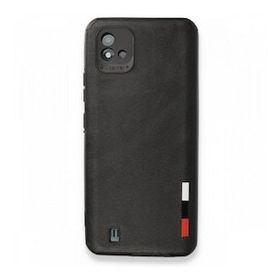 Realme C11 2021 Loop Deri Silikon Siyah Kılıf