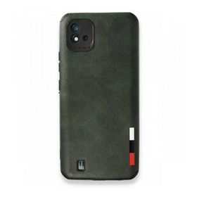 Realme C11 2021 Loop Deri Silikon Yeşil Kılıf