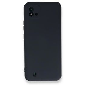 Realme C11 2021 Nano İçi Kadife Silikon Lacivert Kılıf