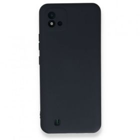 Realme C11 2021 Nano İçi Kadife Silikon Lacivert Kılıf