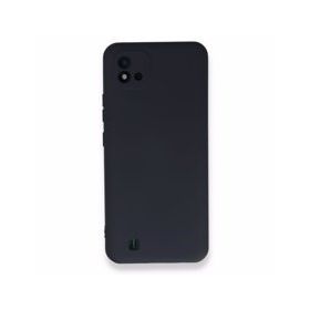 Realme C11 2021 Nano İçi Kadife Silikon Lacivert Kılıf
