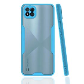 Realme C11 2021 Platin Silikon Mavi Kılıf