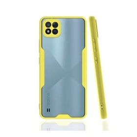 Realme C11 2021 Platin Silikon Sarı Kılıf