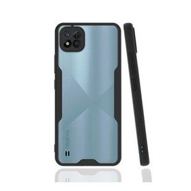 Realme C11 2021 Platin Silikon Siyah Kılıf