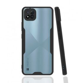 Realme C11 2021 Platin Silikon Siyah Kılıf