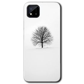 Realme C11 Alone Tree Baskılı Uyumlu Silikon Kılıf