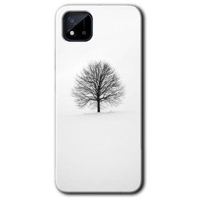 Realme C11 Alone Tree Baskılı Uyumlu Silikon Kılıf
