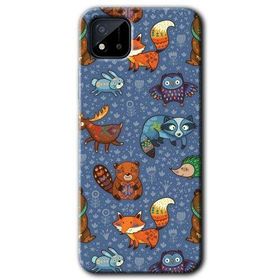 Realme C11 Animals Funny Baskılı Uyumlu Silikon Kılıf