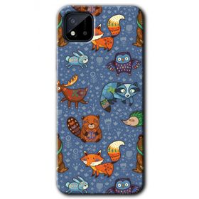 Realme C11 Animals Funny Baskılı Uyumlu Silikon Kılıf
